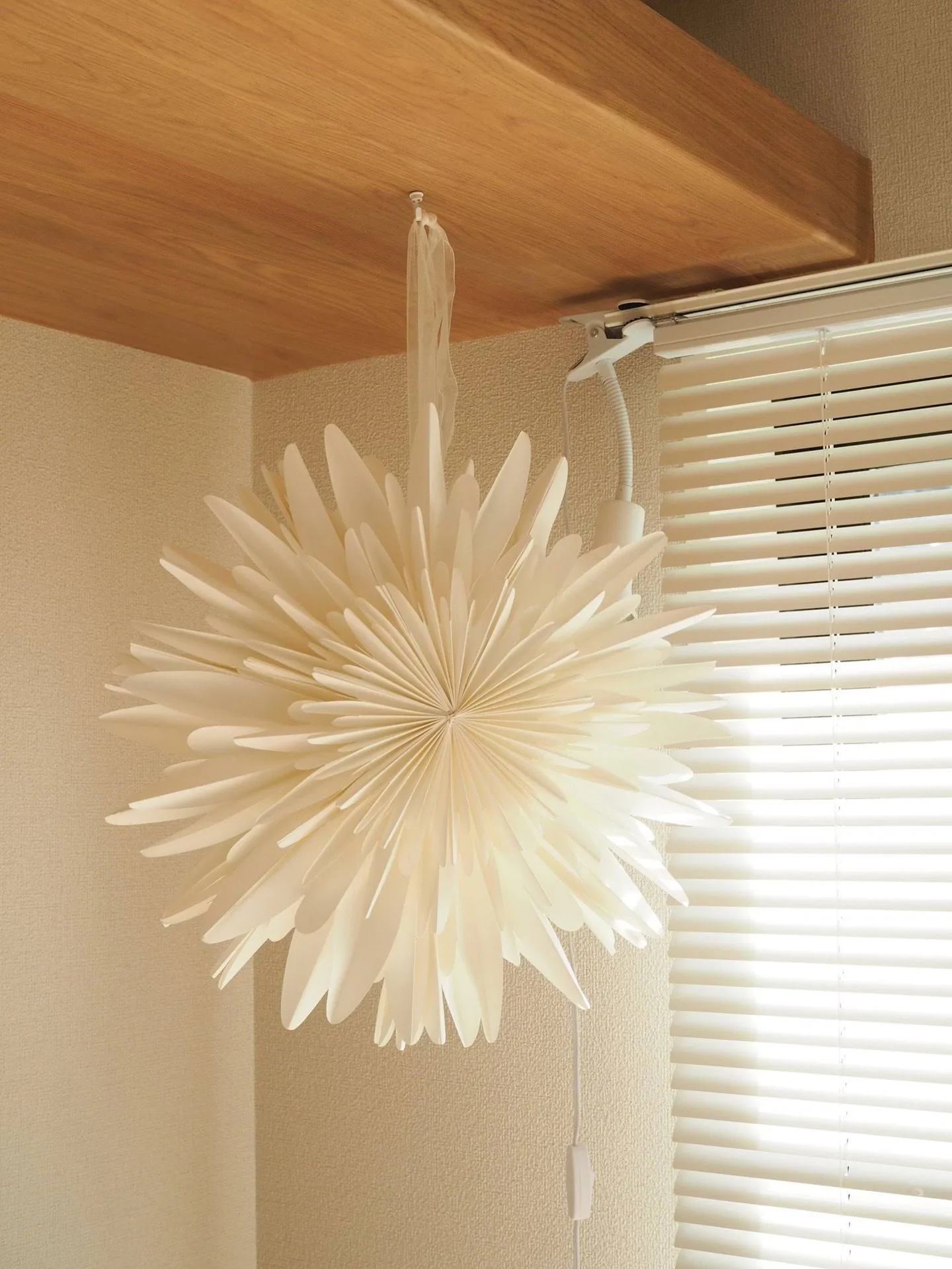 Luna adventsstjerne hvit, 45 cm Scandi Living
