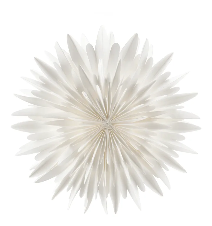 Luna adventsstjerne hvit - 80 cm - Scandi Living