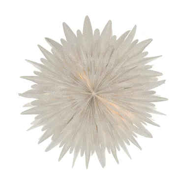 Luna adventsstjerne hvit med prikker - 60 cm - Scandi Living