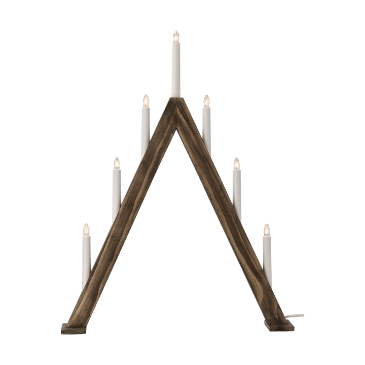 Nord adventslysestake 60 cm, Mørkbeiset Scandi Living