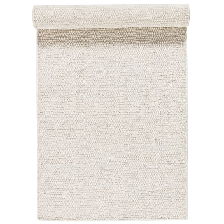 Pebble ullteppe hvit, 80x240 cm Scandi Living