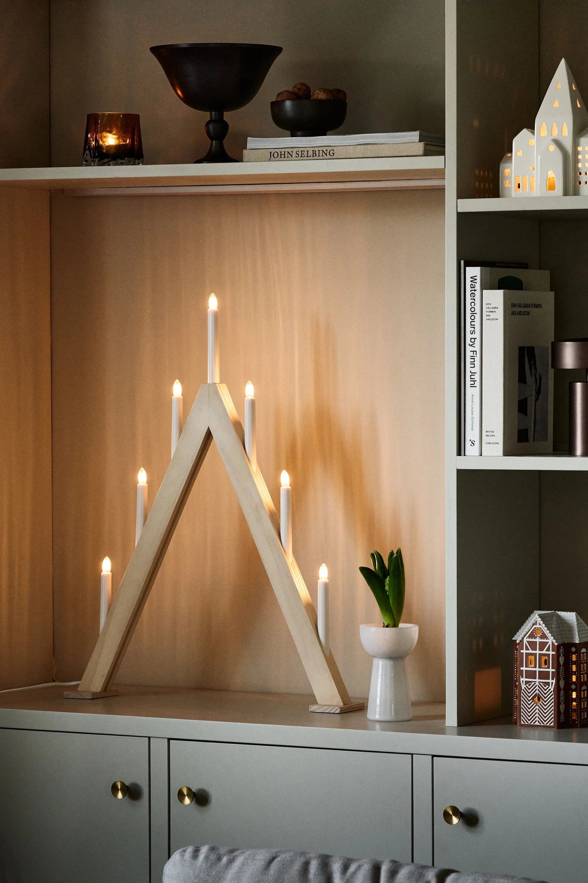 Petal hyasintvase 14 cm, Hvit Scandi Living