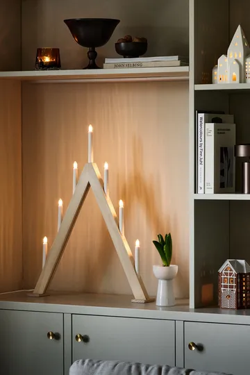Petal hyasintvase 14 cm - Hvit - Scandi Living