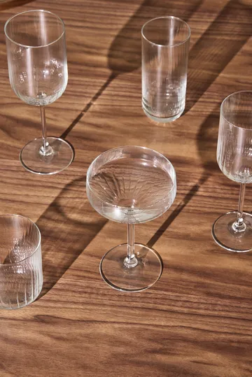 Pristine champagne- coupe 29 cl 4-pakning - Klar - Scandi Living