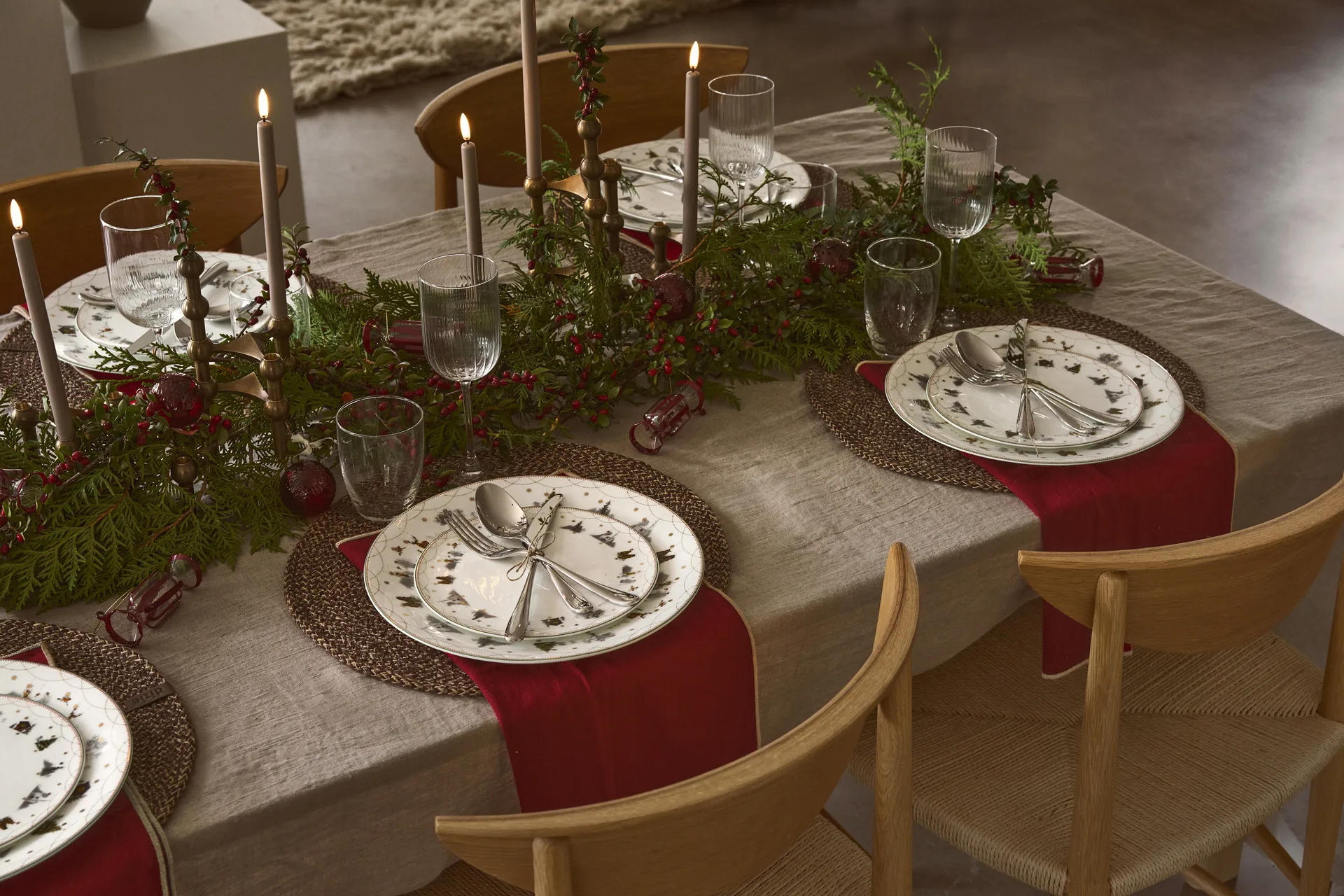 Pristine rødvinsglass 41 cl 4-pakning, Klar Scandi Living