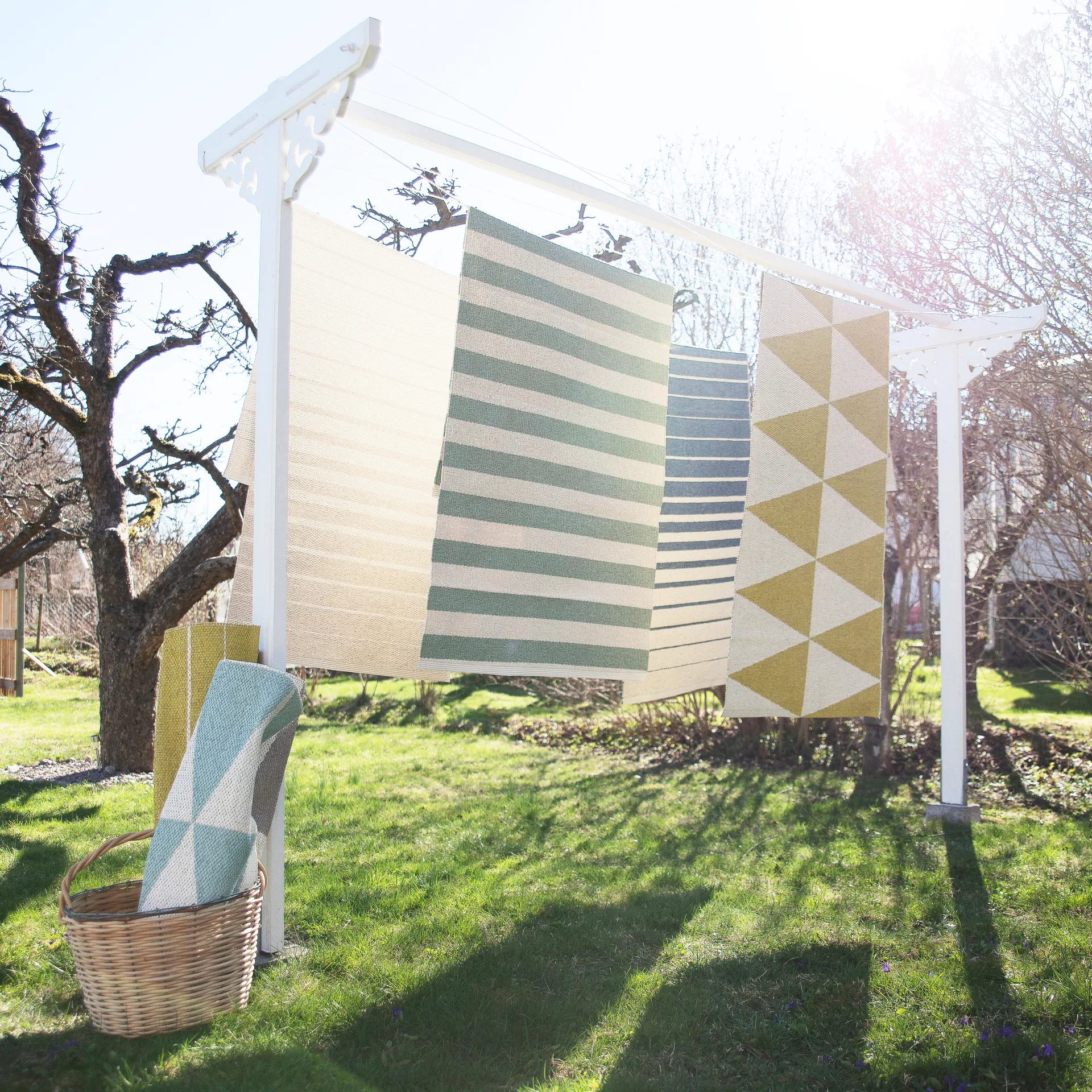 Rime gulvteppe mint, 70x150 cm Scandi Living