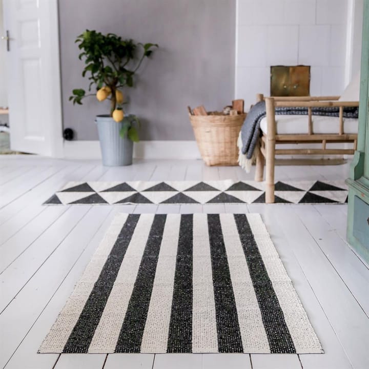 Rime gulvteppe sort, 70 x 250 cm Scandi Living