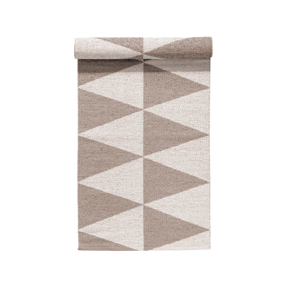 Scandi Living Rime plastteppe greige 70 x 200 cm