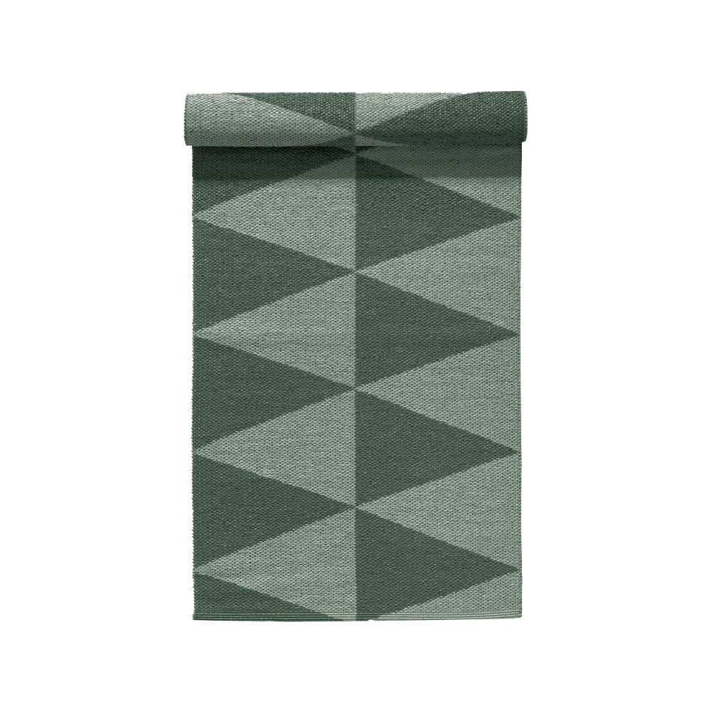 Scandi Living Rime plastteppe grønn 70 x 150 cm