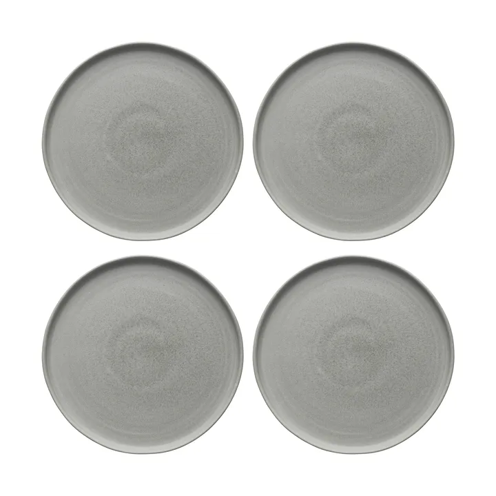 Sandsbro middagstallerken lysegrå, Ø26 cm, 4-pk - Scandi Living