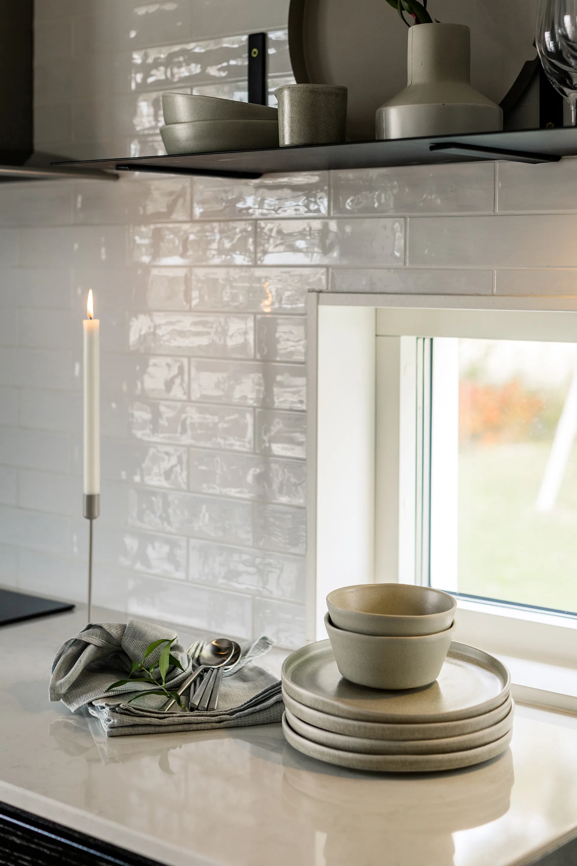 Sandsbro middagstallerken, Lysegrå, Ø26 cm Scandi Living