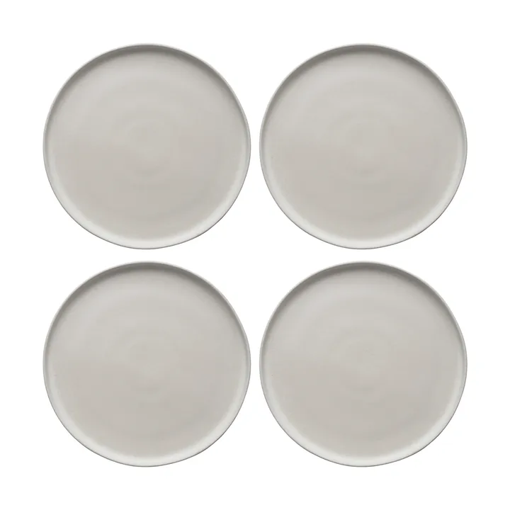 Sandsbro middagstallerken offwhite, Ø26 cm, 4-pk - Scandi Living