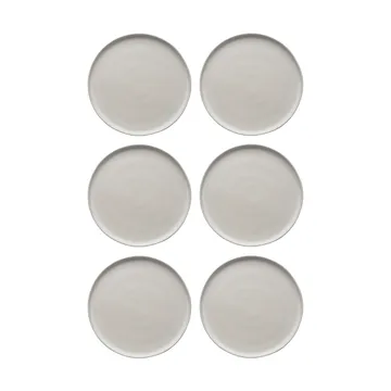 Sandsbro middagstallerken offwhite, Ø26 cm, 6-pk - Scandi Living