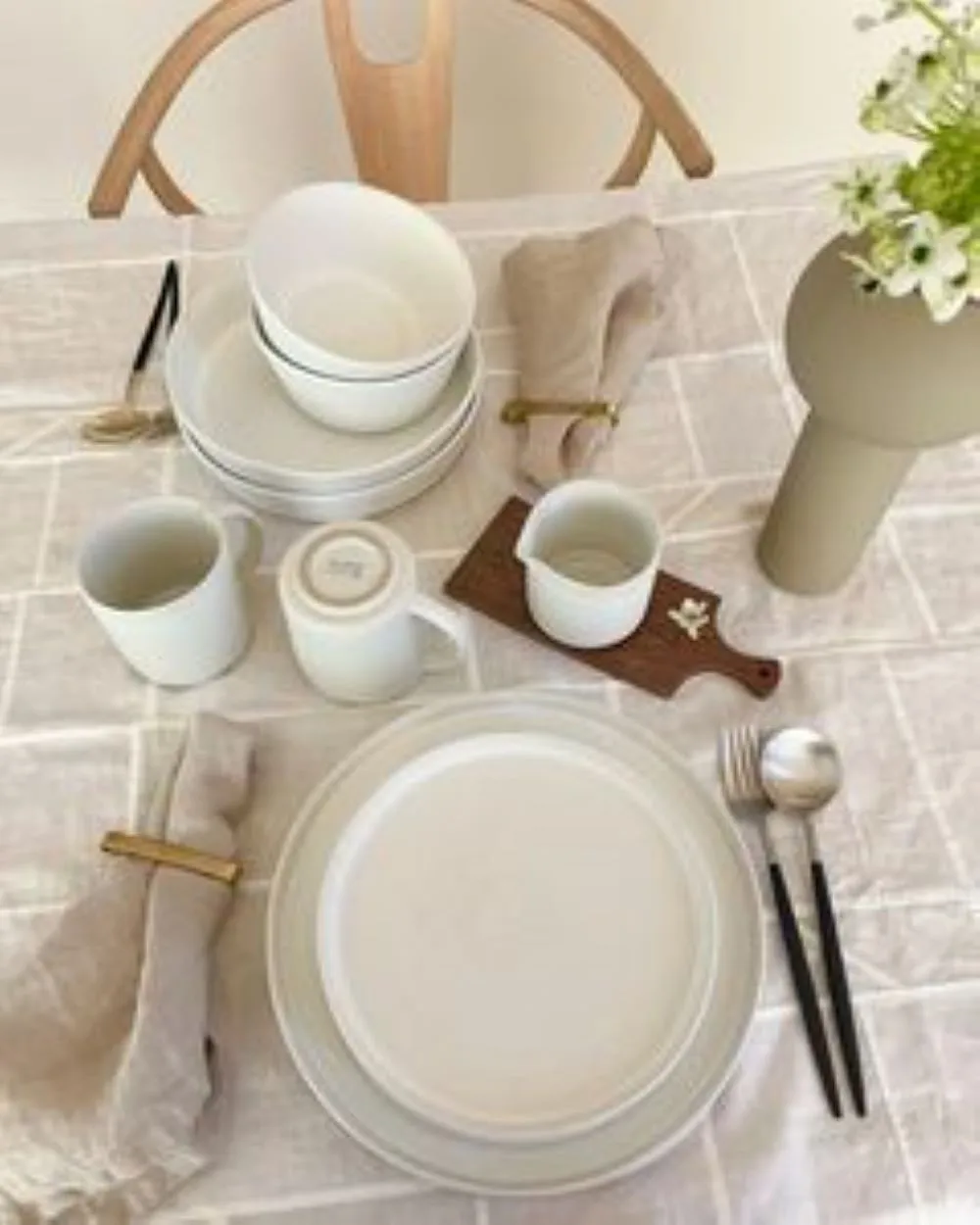 Sandsbro middagstallerken offwhite, Ø26 cm, 6-pk,  Scandi Living