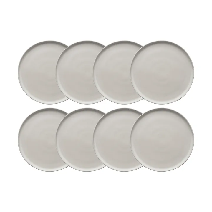 Sandsbro middagstallerken offwhite, Ø26 cm, 8-pk - Scandi Living