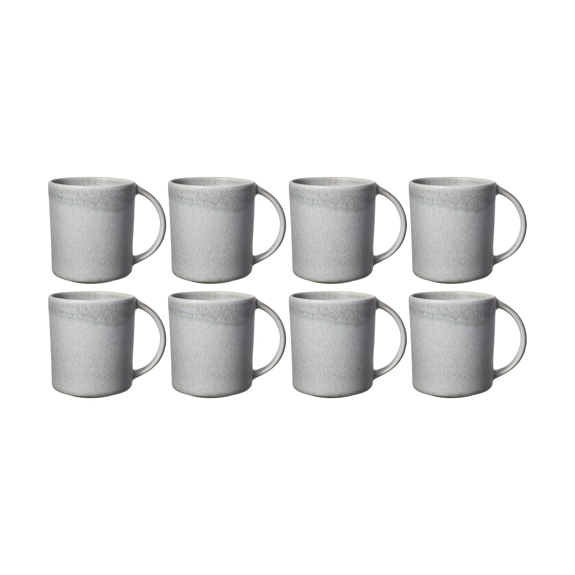 Sandsbro mugg lysegrå, 30 cl, 8-pk Scandi Living