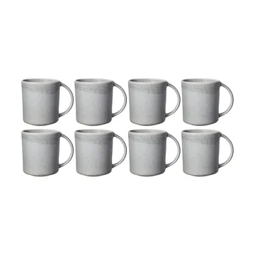 Sandsbro mugg lysegrå, 30 cl, 8-pk - Scandi Living