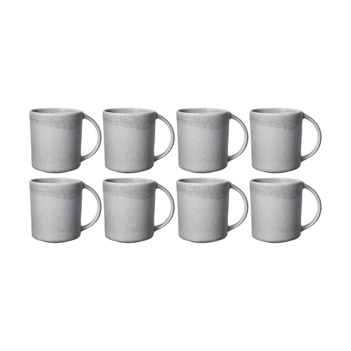 Sandsbro mugg lysegrå, 30 cl, 8-pk - Scandi Living