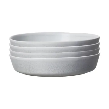 Sandsbro pastatallerken lysegrå, Ø23 cm, 4-pk - Scandi Living