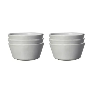 Sandsbro skål lysegrå, Ø15 cm, 6-pk - Scandi Living