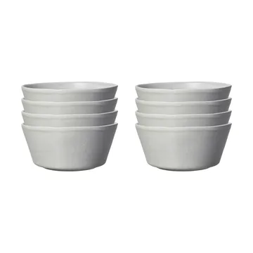 Sandsbro skål lysegrå, Ø15 cm, 8-pk - Scandi Living