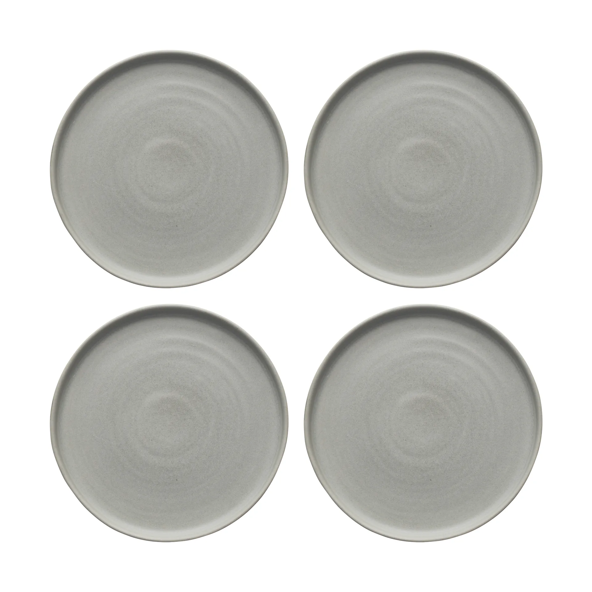 Sandsbro tallerken lysegrå, Ø20 cm, 4-pk,  Scandi Living
