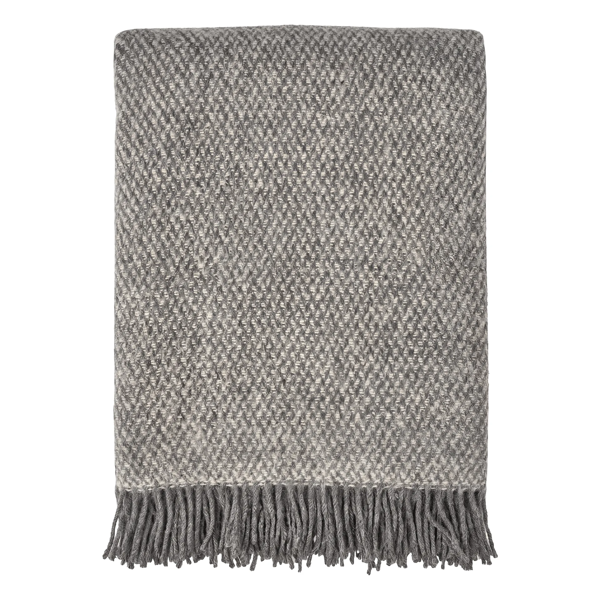 Sandstone ullpledd 130x180 cm, Grå Scandi Living