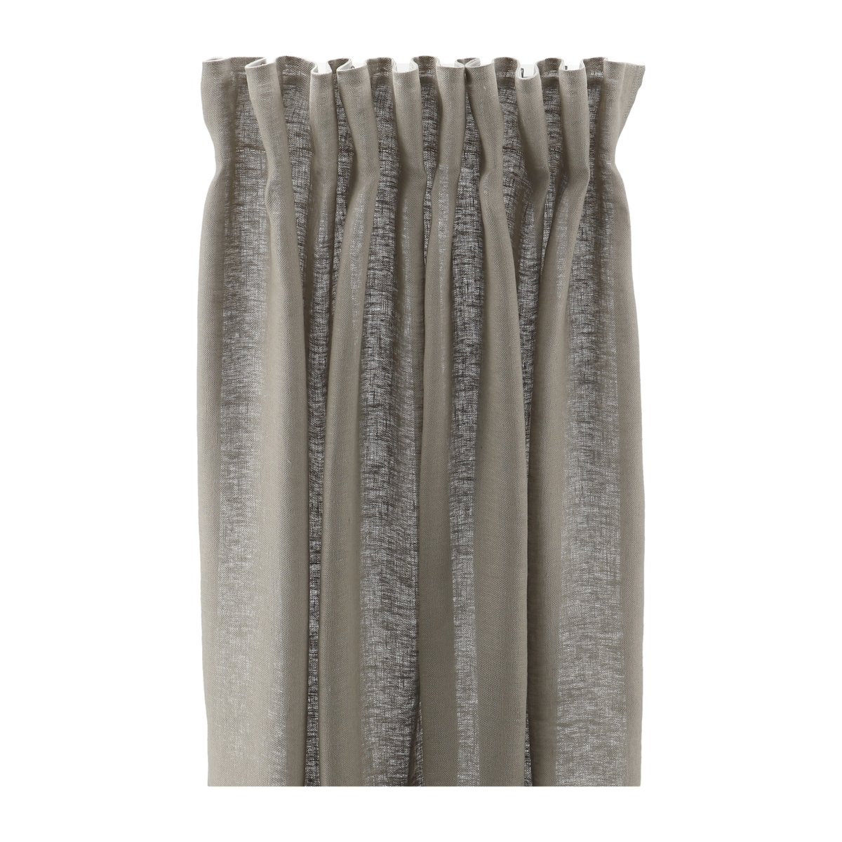 Scandi Living Serenity gardinlengde med multibånd 129 x 250 cm Sand