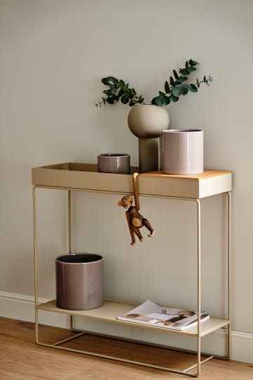 Sleek krukke Ø 12 cm - Beige - Scandi Living