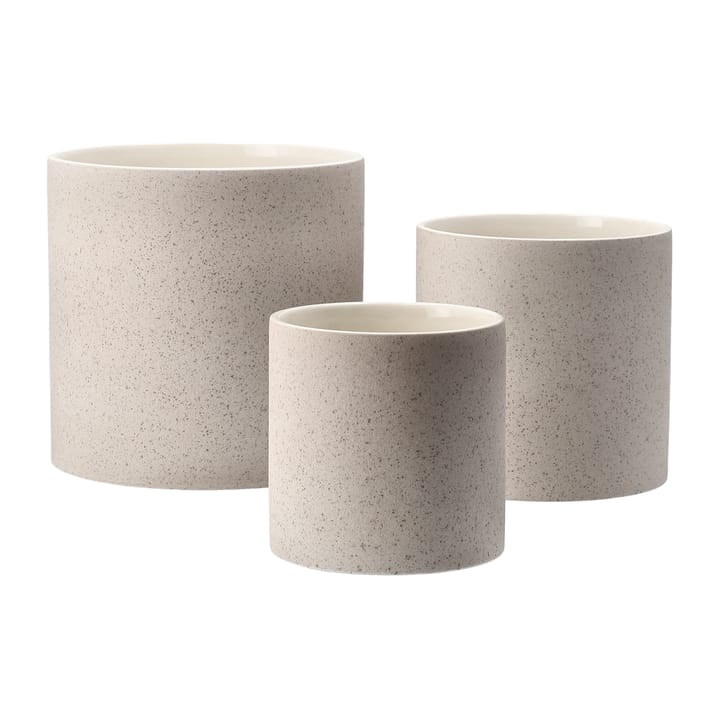 Speckled krukke Ø 12 cm, Beige Scandi Living