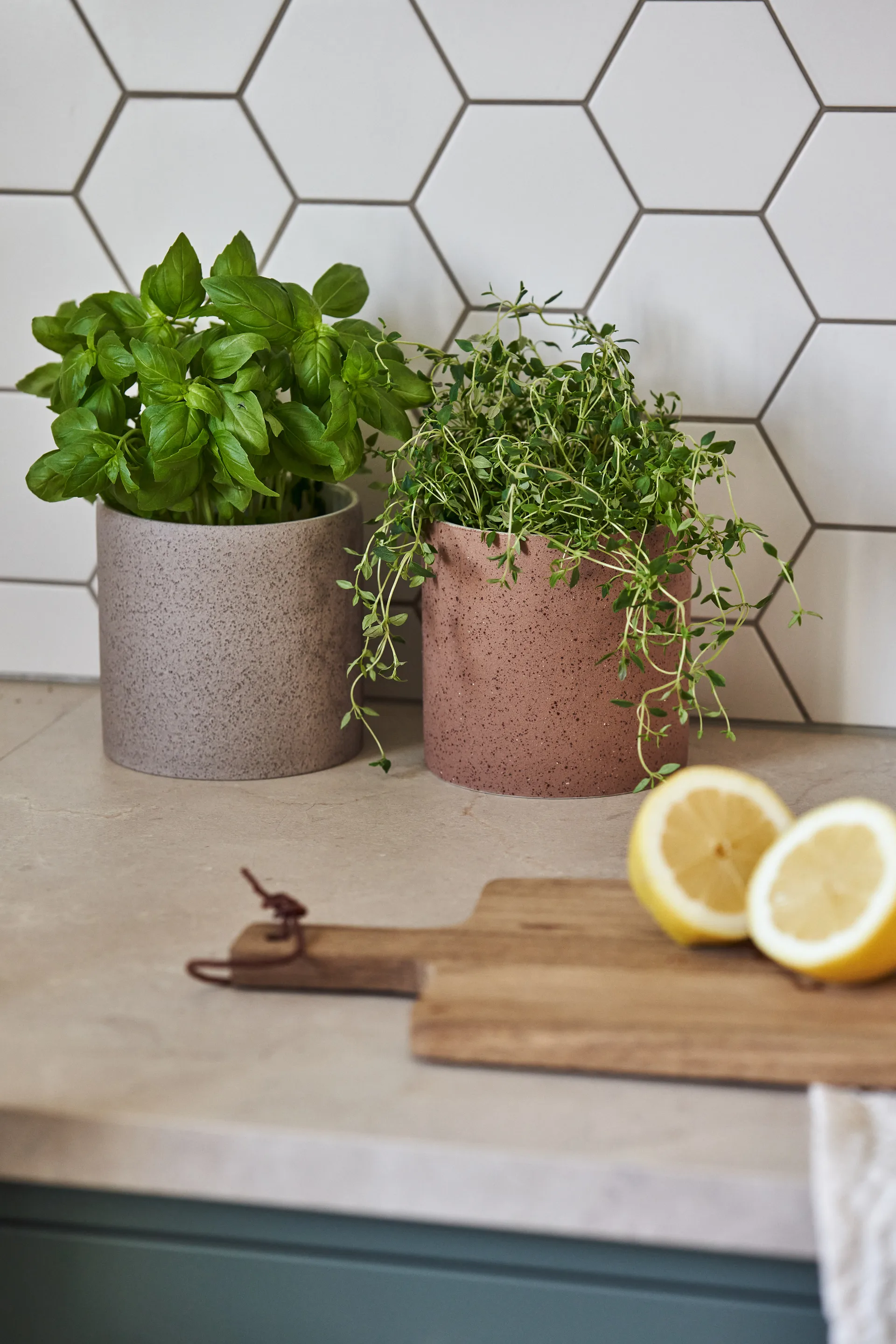 Speckled krukke Ø 12 cm, Rust Scandi Living