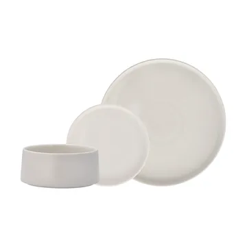 Taper servisesett 12 deler - Hvit - Scandi Living