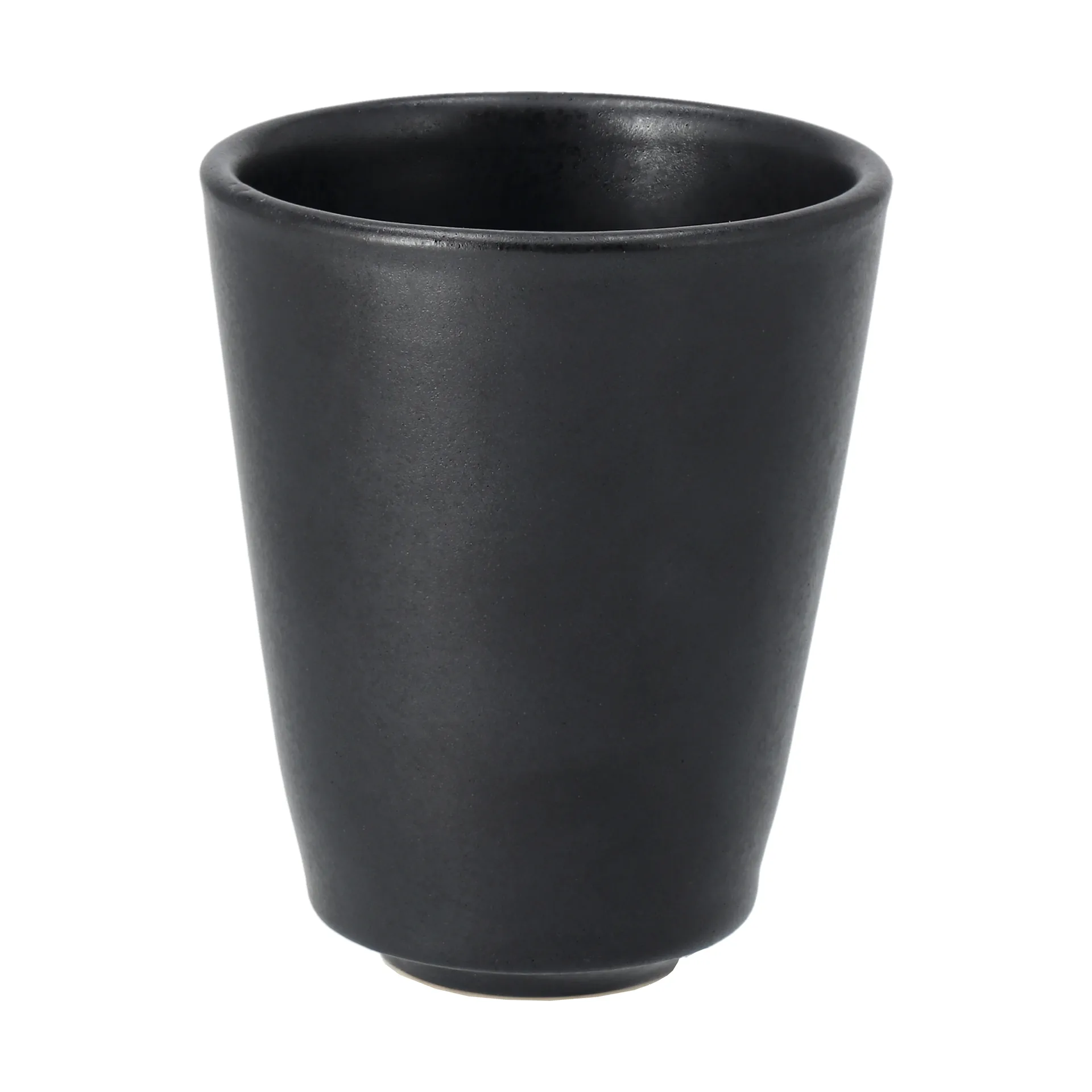 Scandi Living Terra cappuccinokopp Svart steingods, 14,5 cl