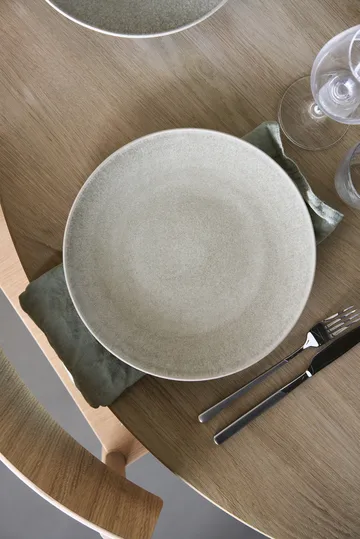 Terra middagstallerken - Beige steingods, Ø26,5 cm - Scandi Living