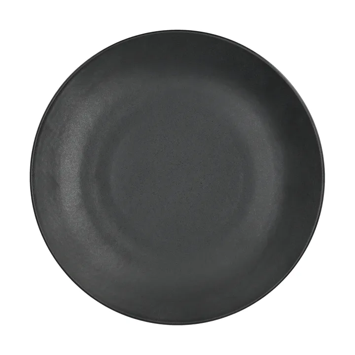 Terra middagstallerken - Svart steingods, Ø26,5 cm - Scandi Living