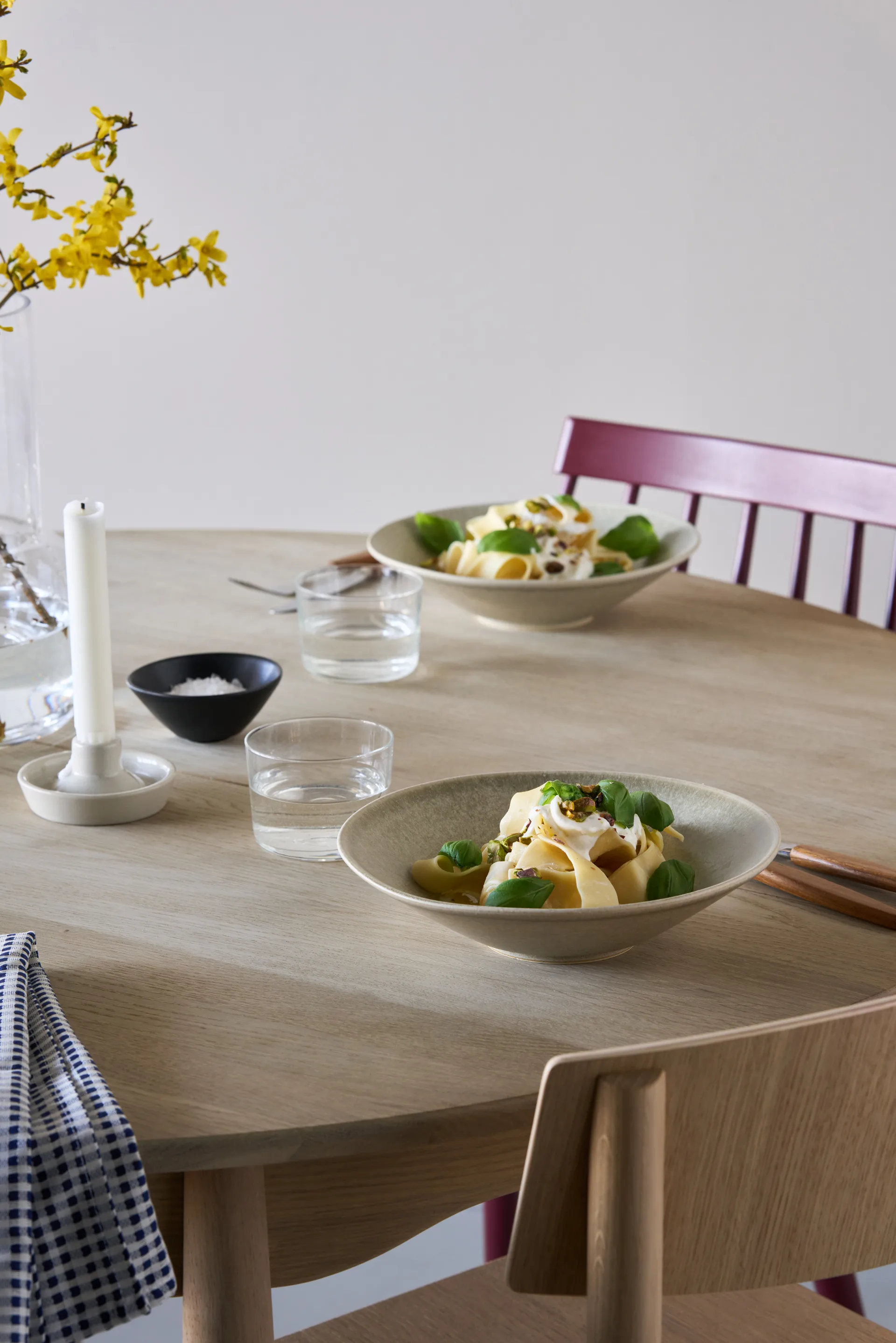 Terra pastatallerken, Beige steingods, Ø22,5 cm Scandi Living