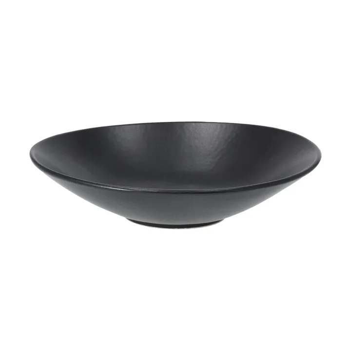 Terra pastatallerken - Svart steingods, Ø22,5 cm - Scandi Living