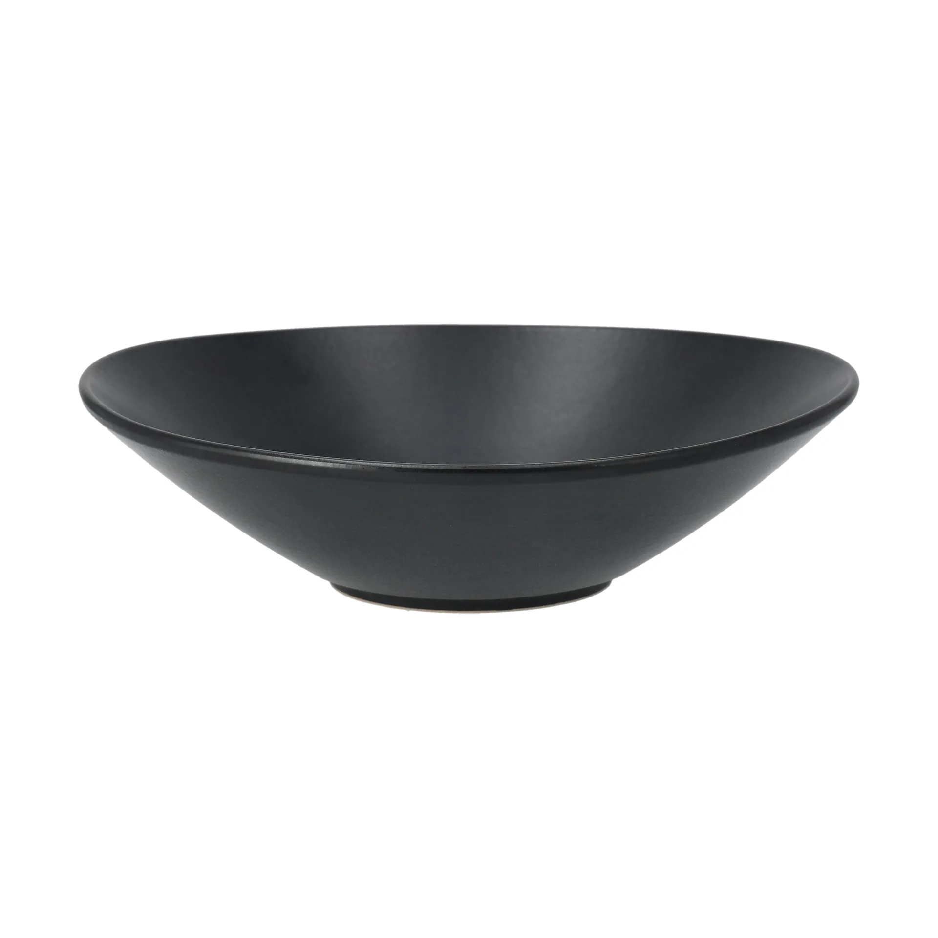 Terra salatskål, Svart steingods, Ø30 cm Scandi Living