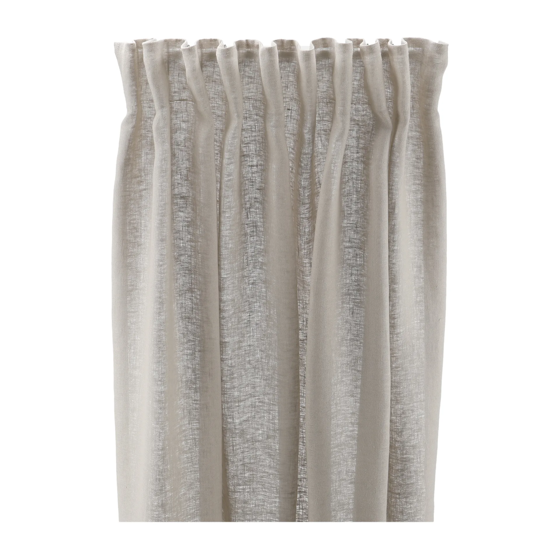Tranquility gardinlengde med multibånd 139 x 250 cm, Greige Scandi Living
