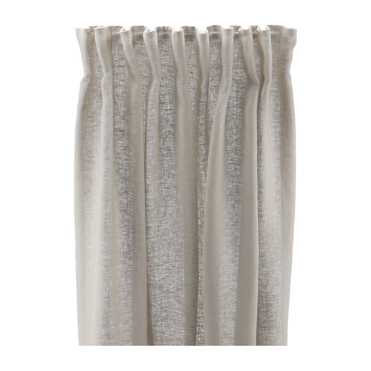 Scandi Living Tranquility gardinlengde med multibånd 139 x 250 cm Greige