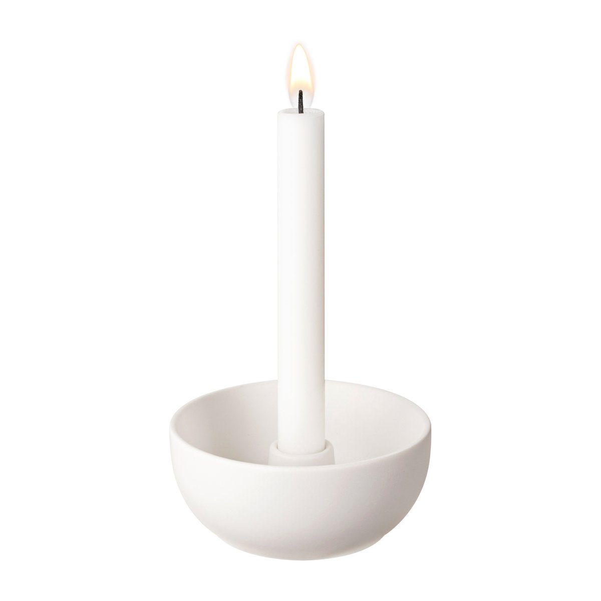 Scandi Living Valley lysestake Ø 12 cm Hvit