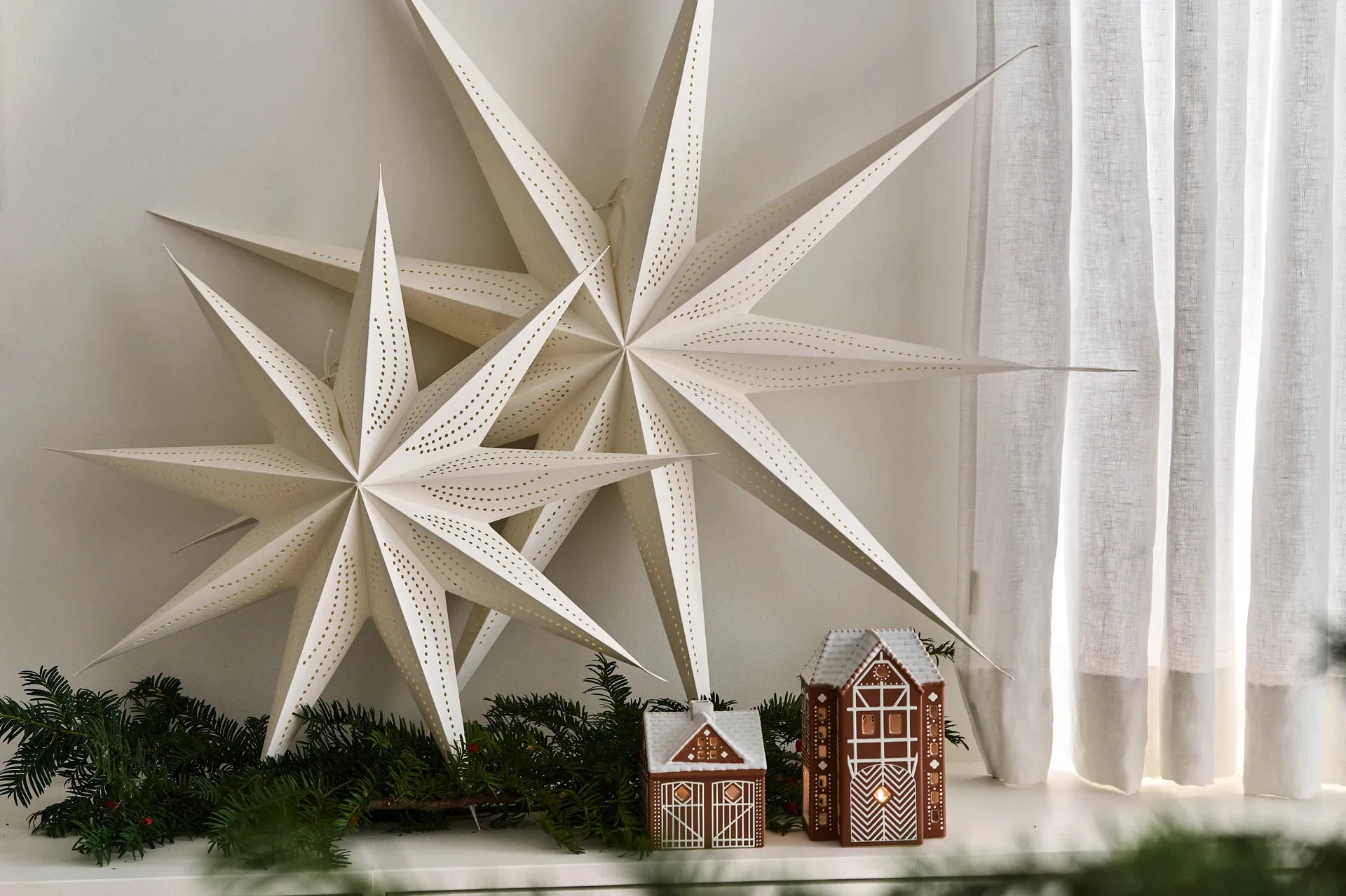 Veil adventsstjerne, Ø60 cm Scandi Living