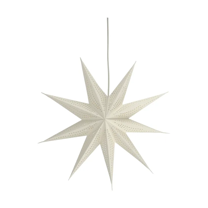 Veil adventsstjerne - Hvit, Ø45 cm - Scandi Living