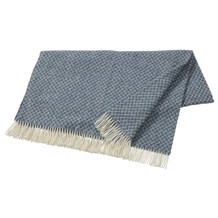 Wicker ullpledd - Dark blue - Scandi Living