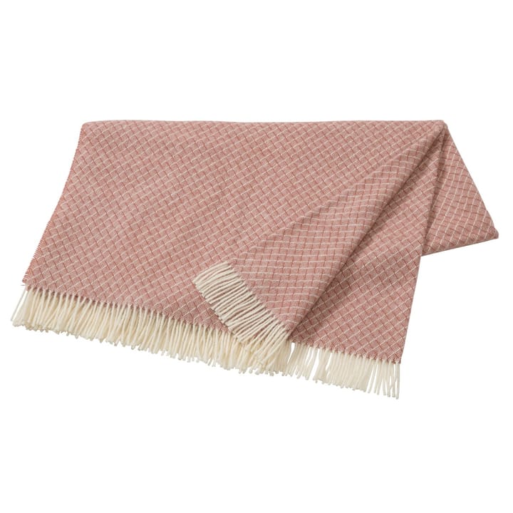 Wicker ullpledd - Dusty rose - Scandi Living