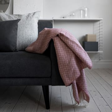 Wicker ullpledd - Dusty rose - Scandi Living