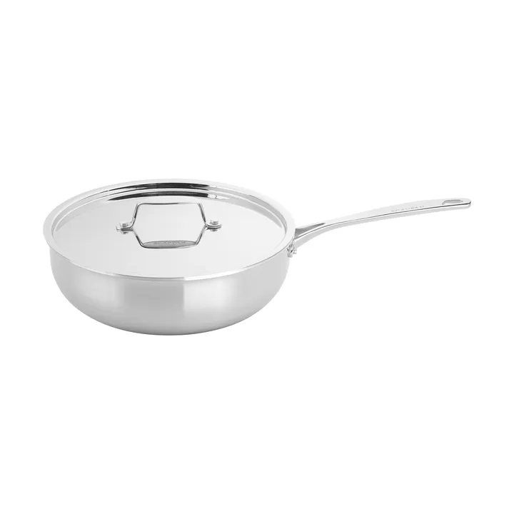Scanpan Fusion 5 kasserolle med lokk - Rustfritt stål, uten håndtak, Ø26 cm - Scanpan