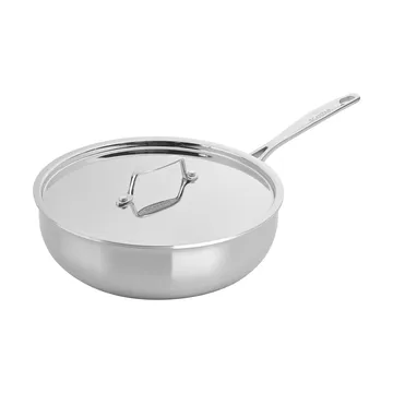 Scanpan Fusion 5 kasserolle med lokk - Rustfritt stål, uten håndtak, Ø26 cm - Scanpan
