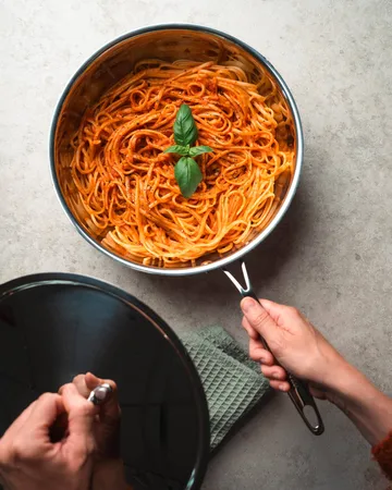 Scanpan Fusion 5 kasserolle med lokk - Rustfritt stål, uten håndtak, Ø26 cm - Scanpan