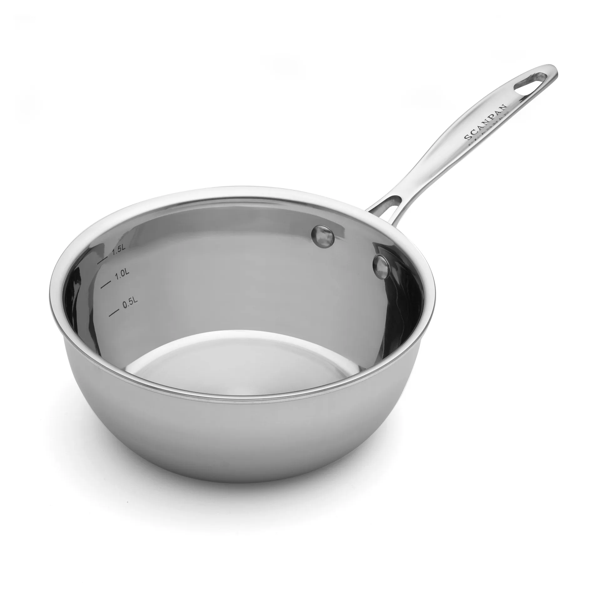 Scanpan Fusion 5 sauteuse stål, 1,8 L Scanpan
